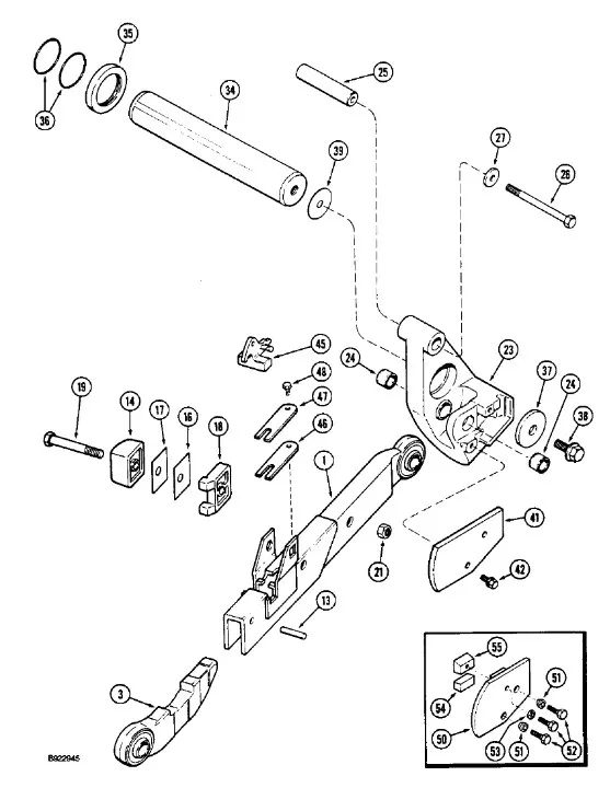 1960223C1 - Втулка кронштейна нав. зад. TGT8./Mg.