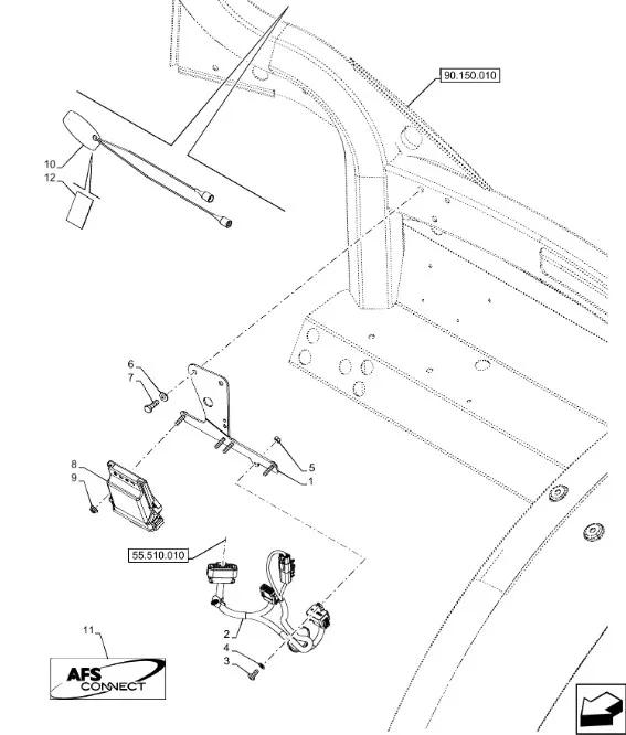 47827867 - Комплект установочный оборудования телеметрии.