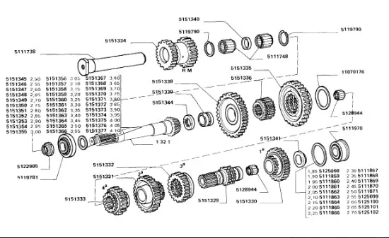 5151333 - вал-шестерня