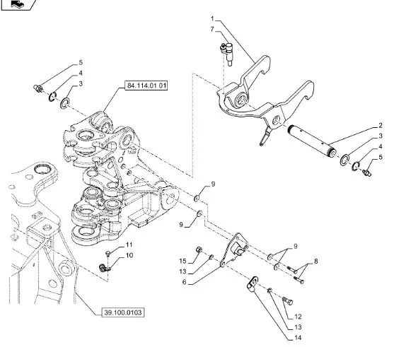 47533178 - крюк стопорный